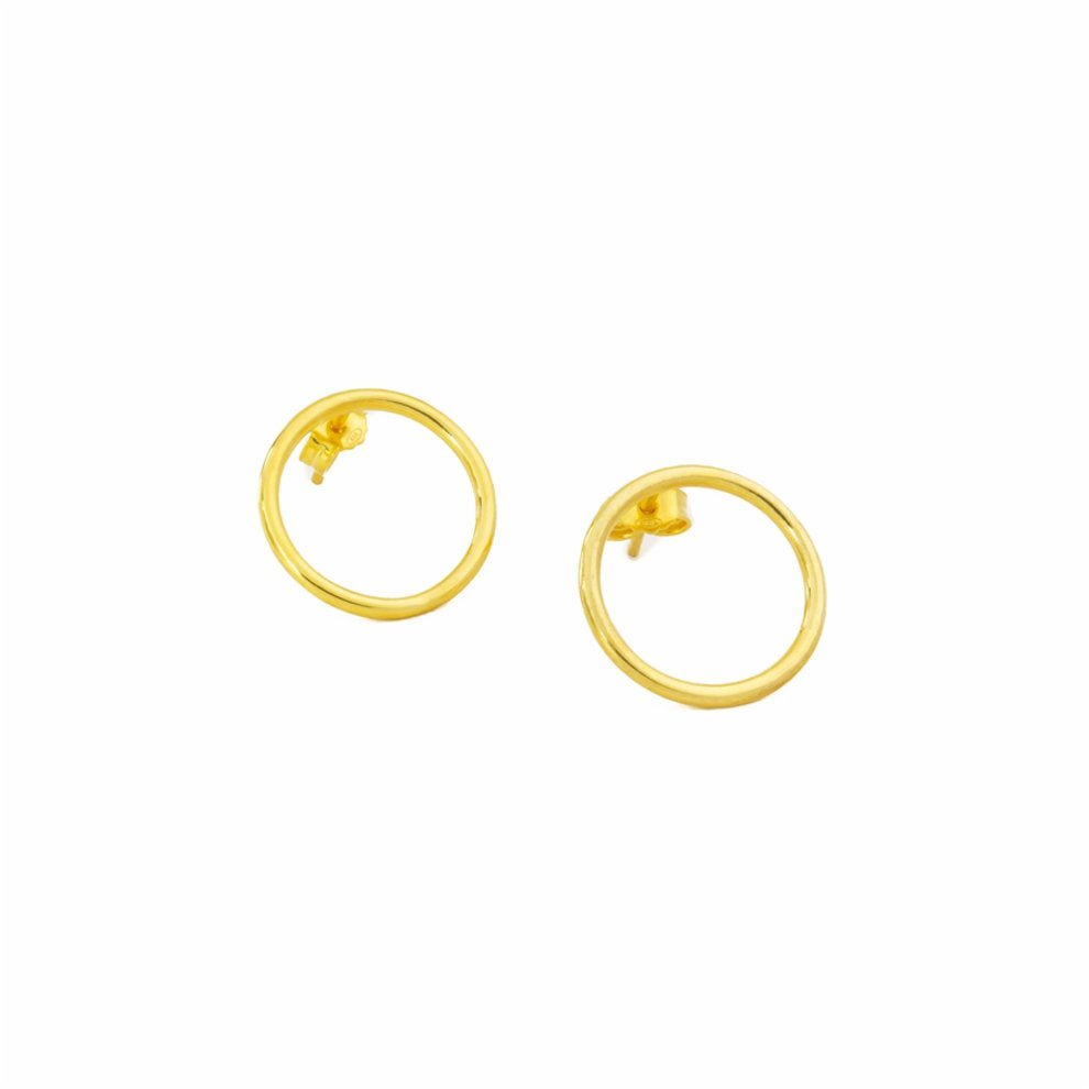 Circle Gold Earring