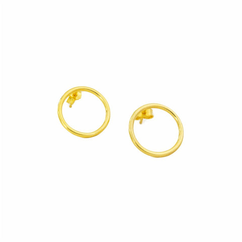 Circle Gold Earring