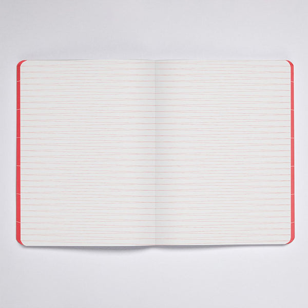 #55225 Break The Grid Red Notebook -LARGE