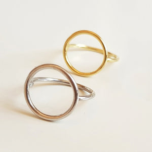 Circle Gold Ring