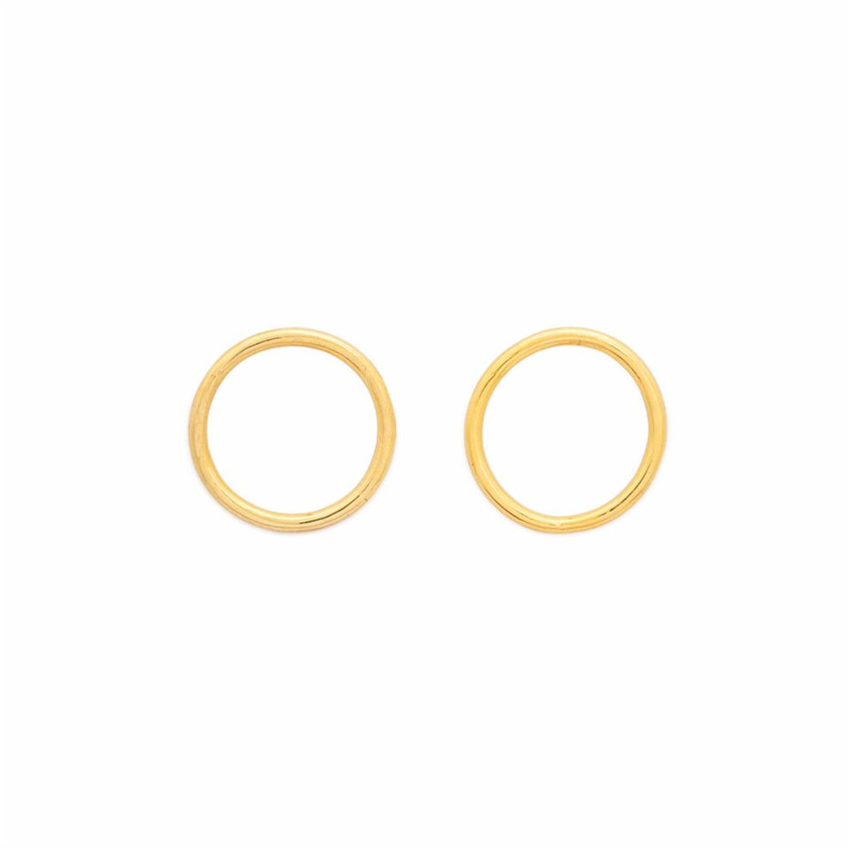 Circle Gold Earring
