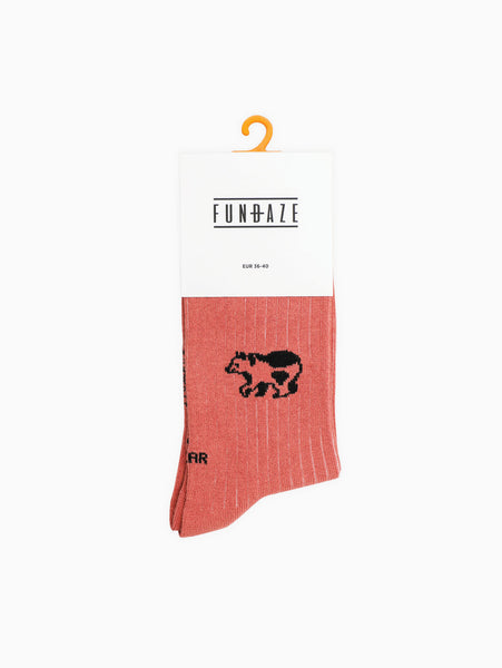 Cow-Bear Bamboo Sock / Bambu Çorap