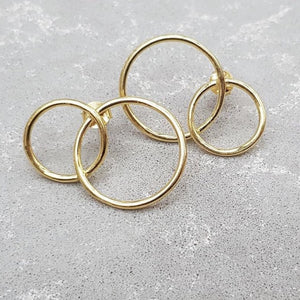 Circle In Circle Earring