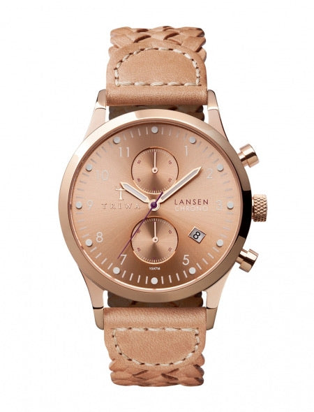 Rose Lansen Chrono Tan Braided