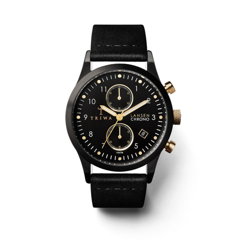 Midnight  Lansen  Chrono Black