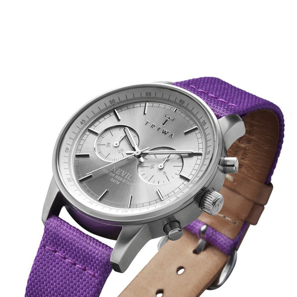 Stirlit Nevil Purple Chrono Steel