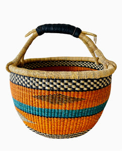 SYLIVIA Bolga Round Basket